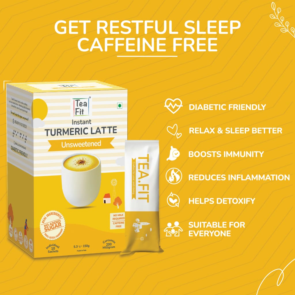 Instant Turmeric Latte Premix Unsweetened Powdered Beverage