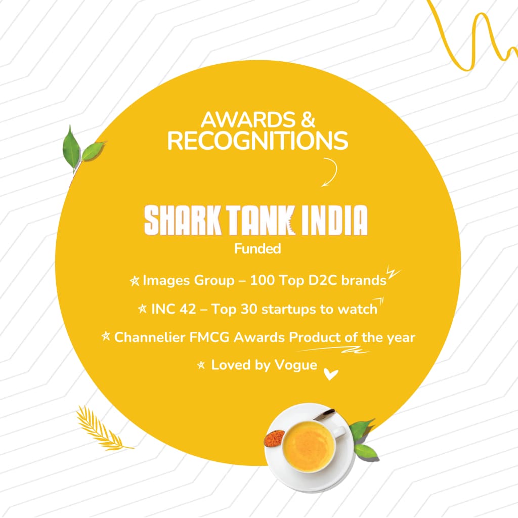 Instant Turmeric Latte Premix Unsweetened Powdered Beverage