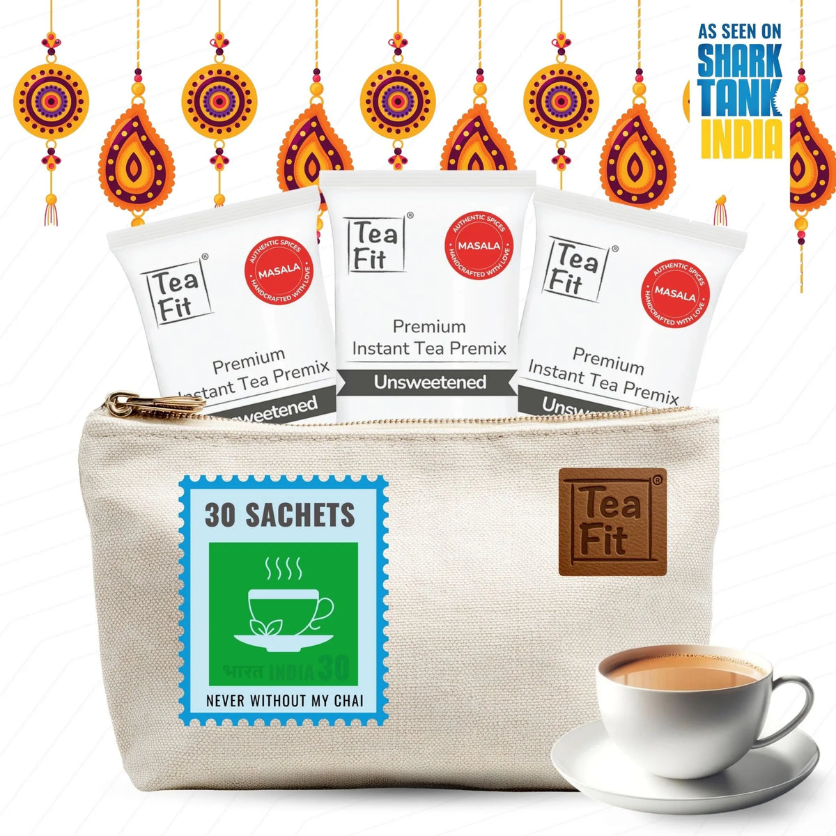 Instant Masala Tea Premix - Unsweetened