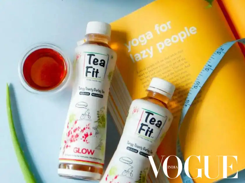 Tea Fit beverage bottles.