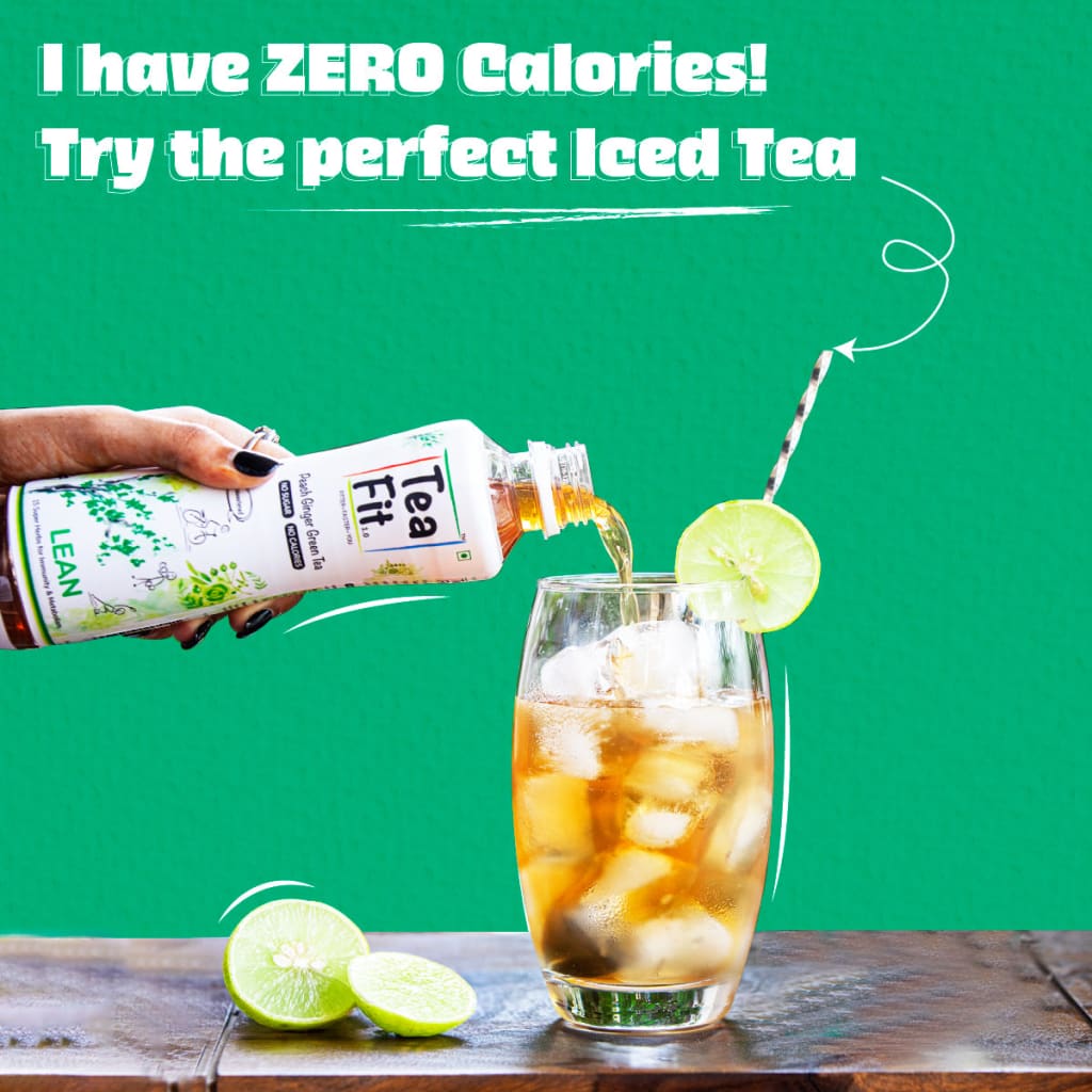 Teafit Lean - Peach Ginger Green Tea 300 Ml. - Beverages