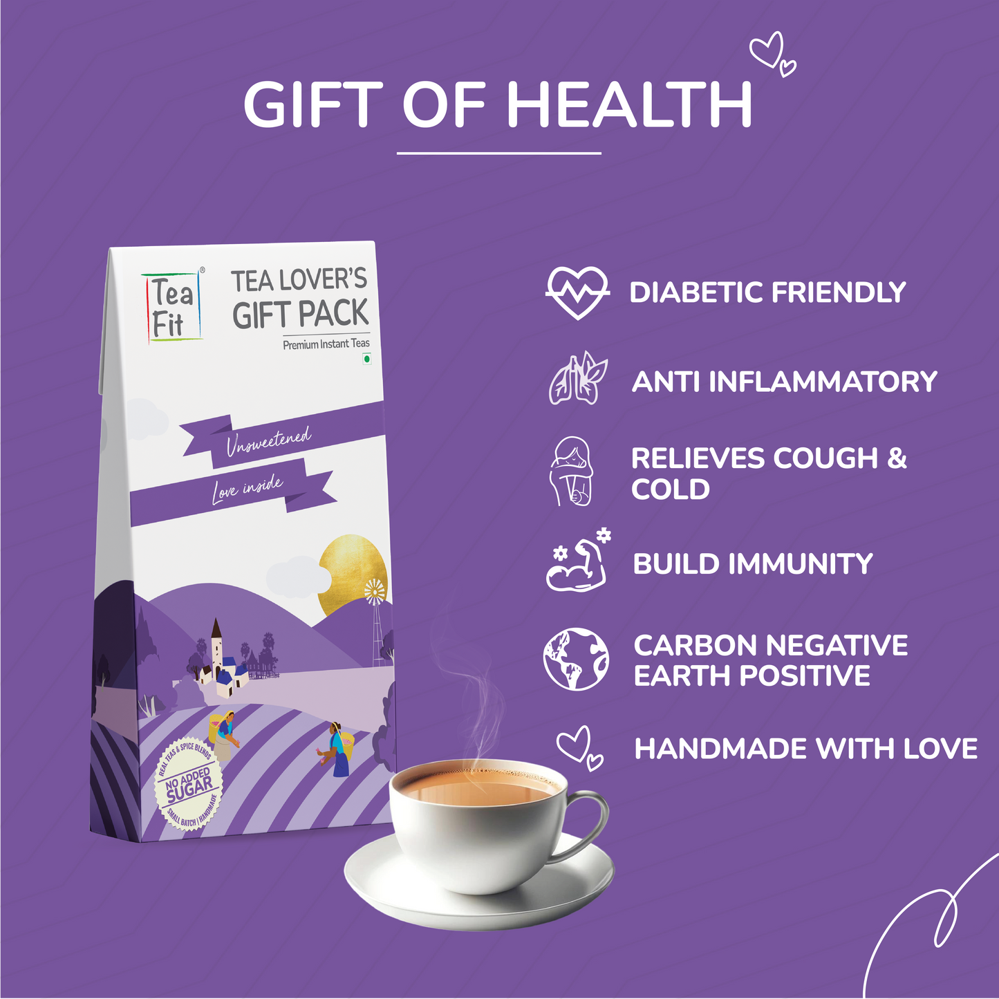 Paquete de regalo para amantes del té