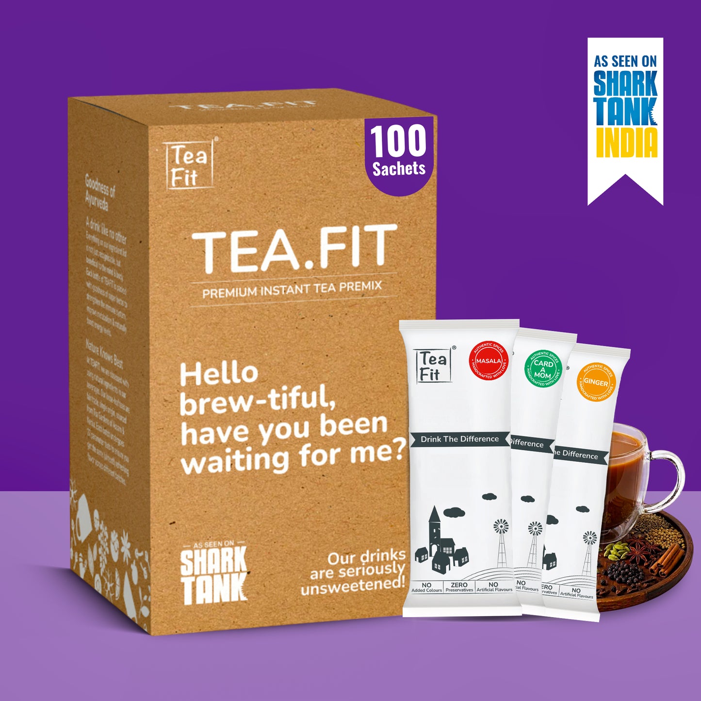 Instant Tea Premix Assorted Pack - Unsweetened