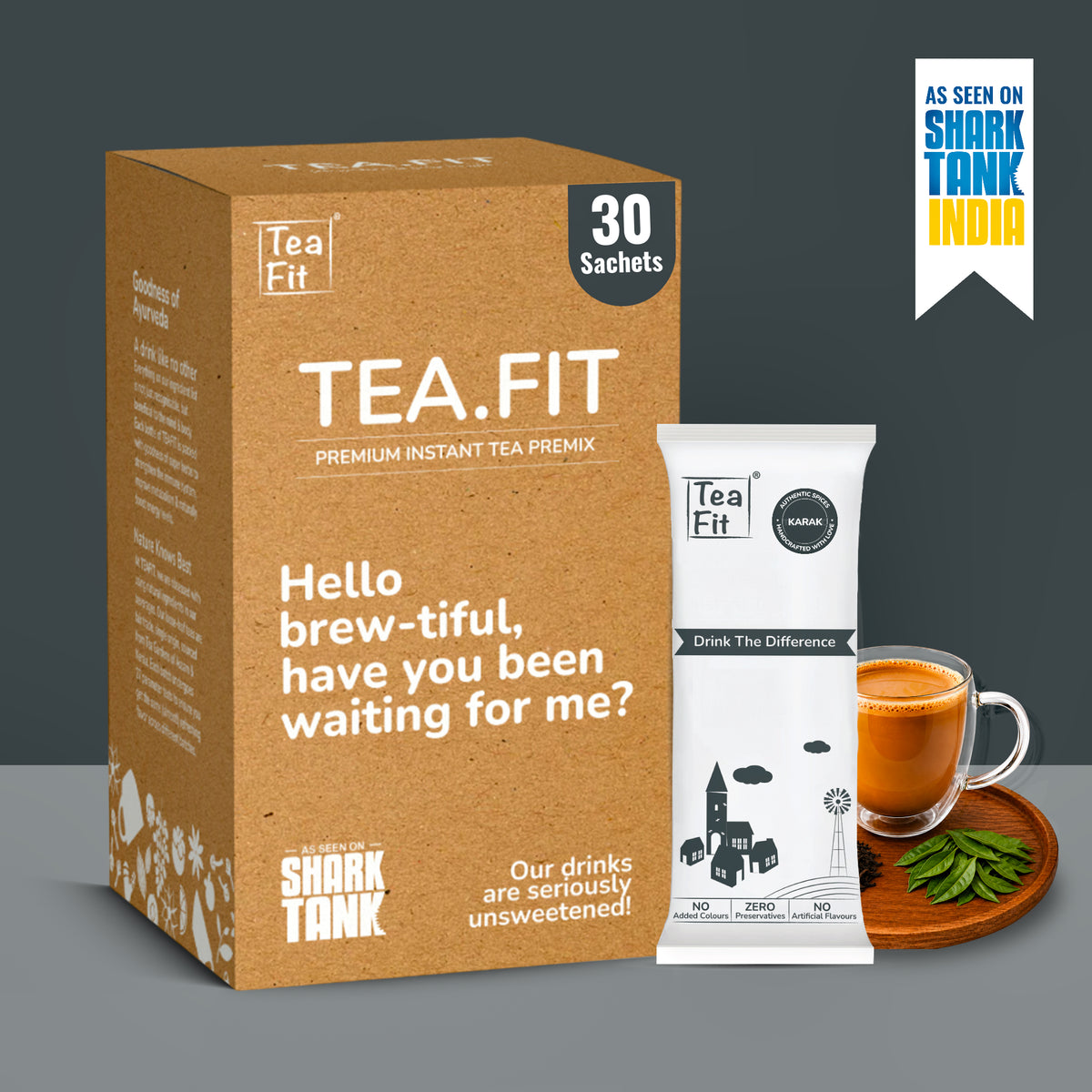 Instant Karak Tea Premix - Unsweetened