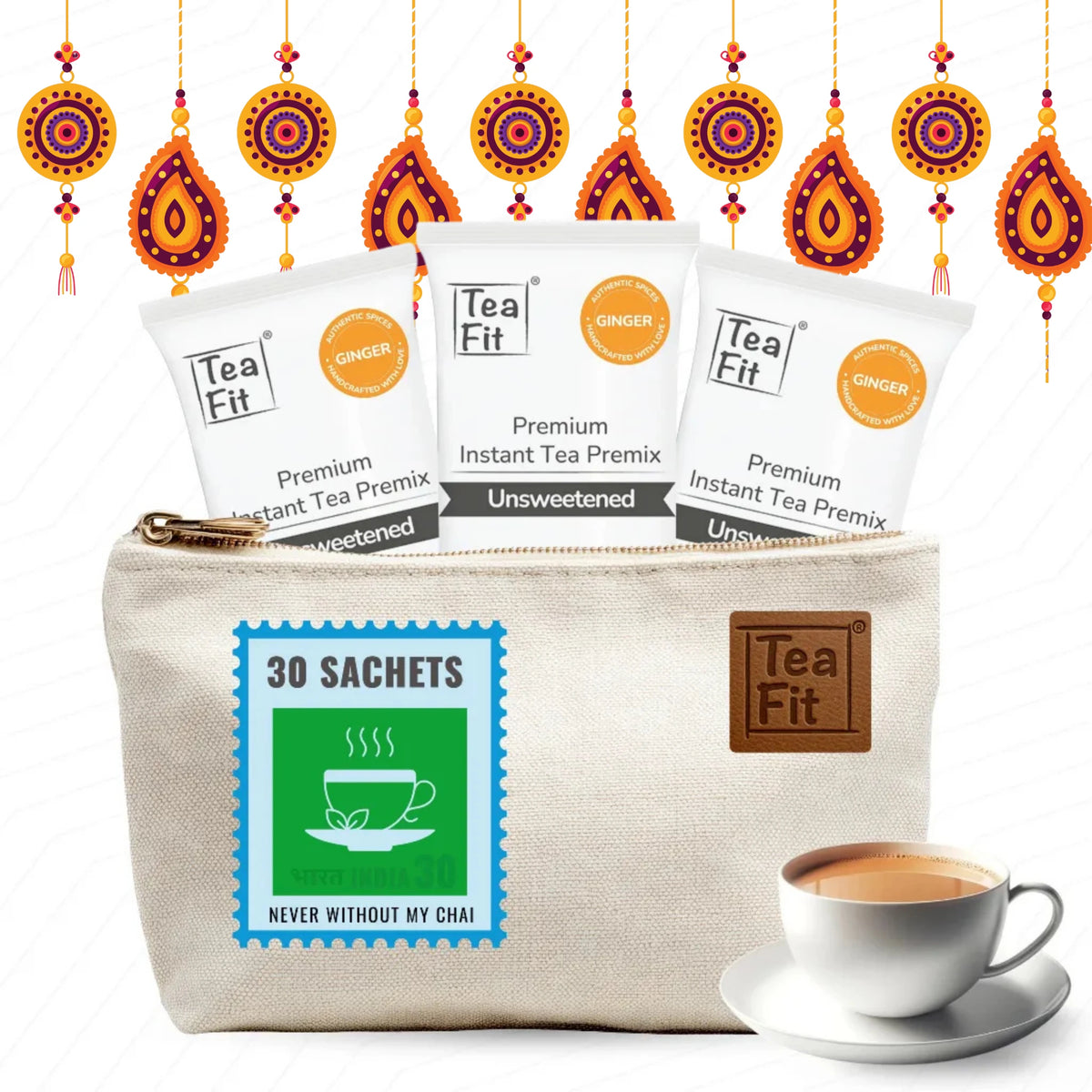 Instant Ginger Tea Premix - Unsweetened