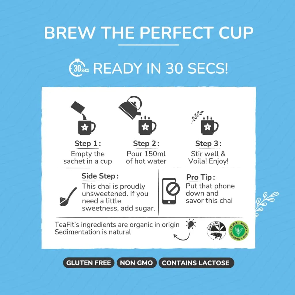 Instant Lemongrass Tea Premix - Unsweetened