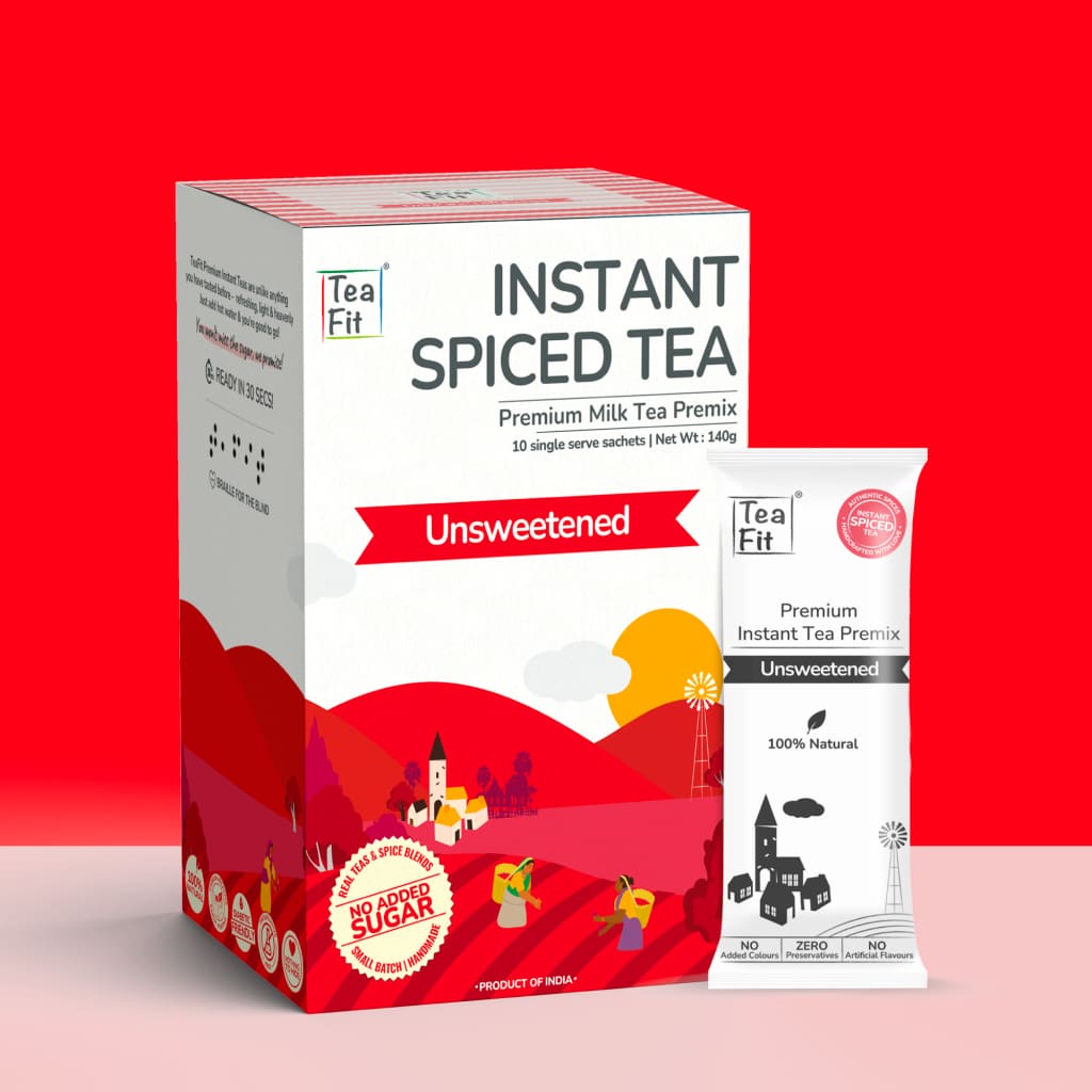 Indian Spiced Tea Premix - Unsweetened - Powdered Beverage