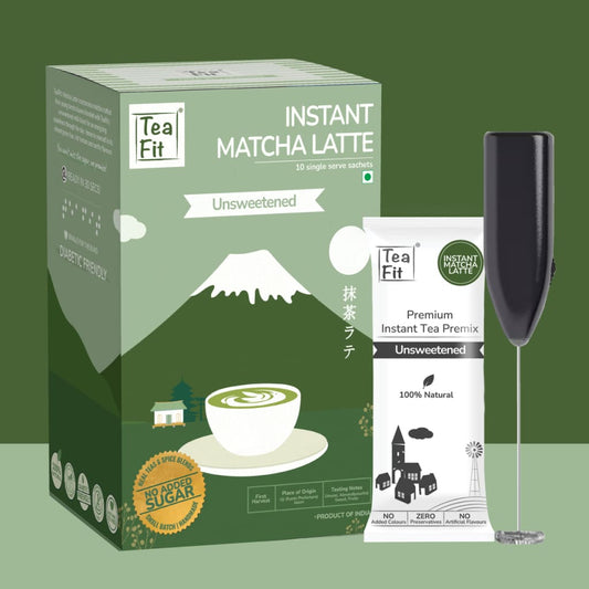 Instant Matcha Latte - Powdered Beverage Mix