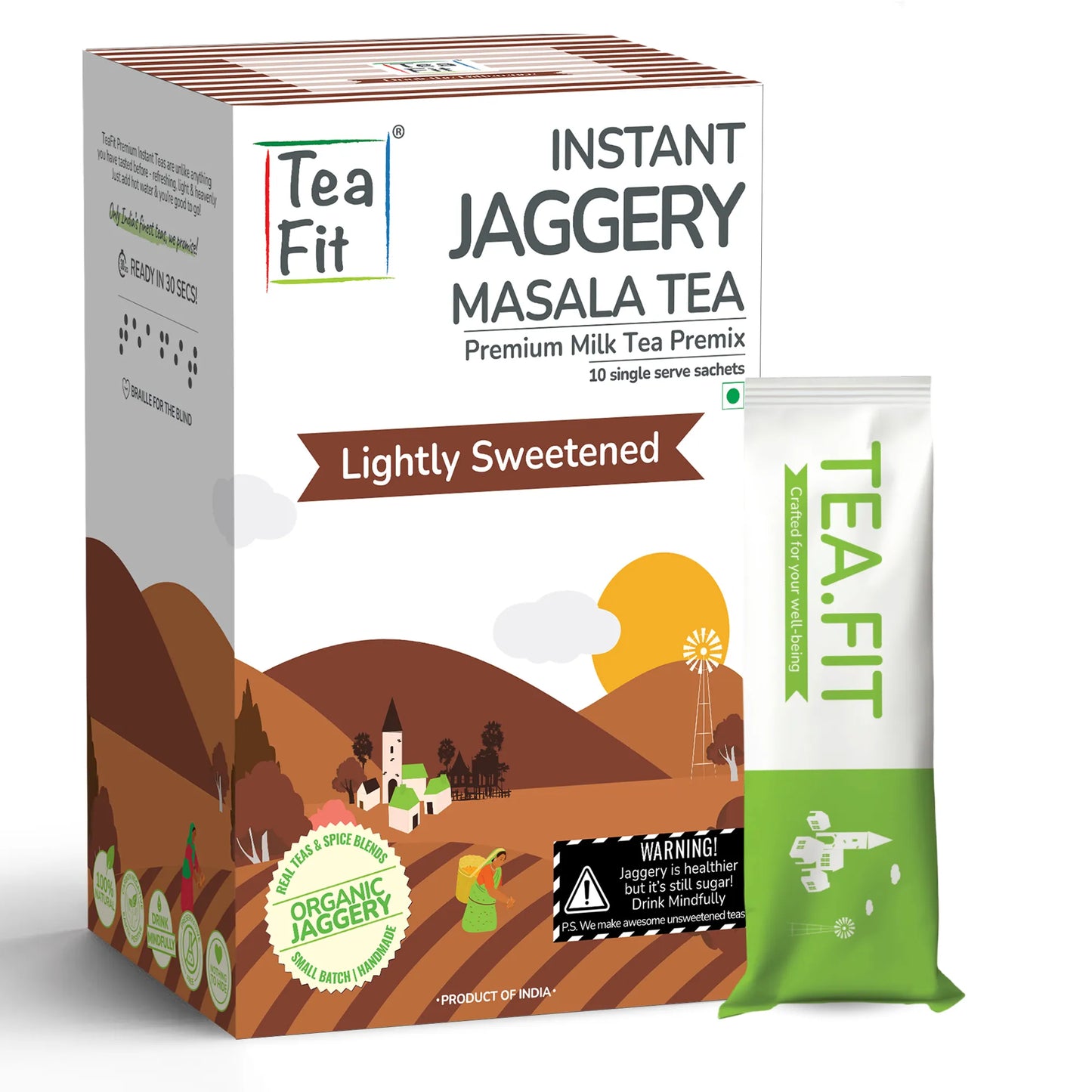 Té Masala Jaggery Instantáneo Premezclado