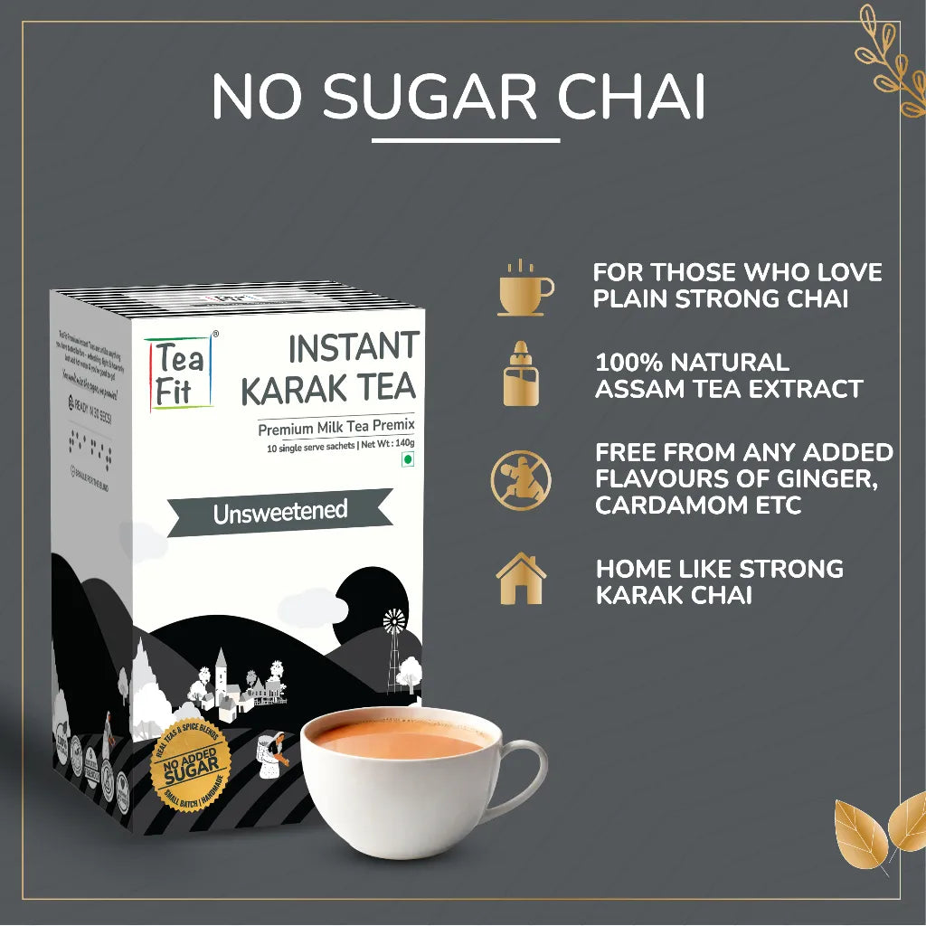 Instant Karak Tea Premix - Unsweetened