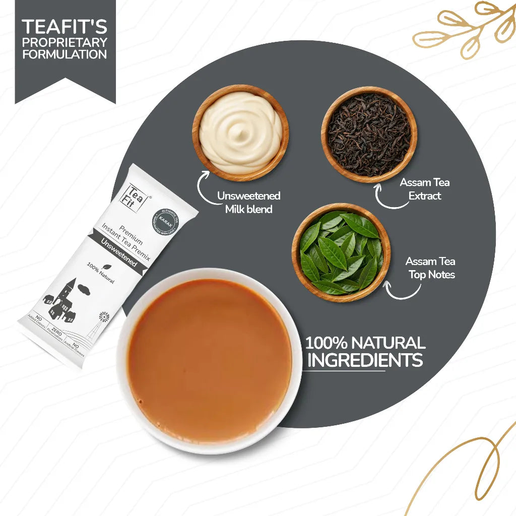 Instant Karak Tea Premix - Unsweetened