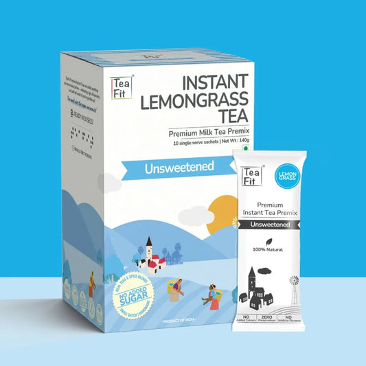Instant Lemongrass Tea Premix - Unsweetened