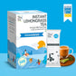 Tea Fit Instant Lemongrass Tea Premix in a white and blue box, shown alongside a single sachet, a cup of tea, and lemongrass sticks on a blue background with an 'As seen on Shark Tank India' badge.