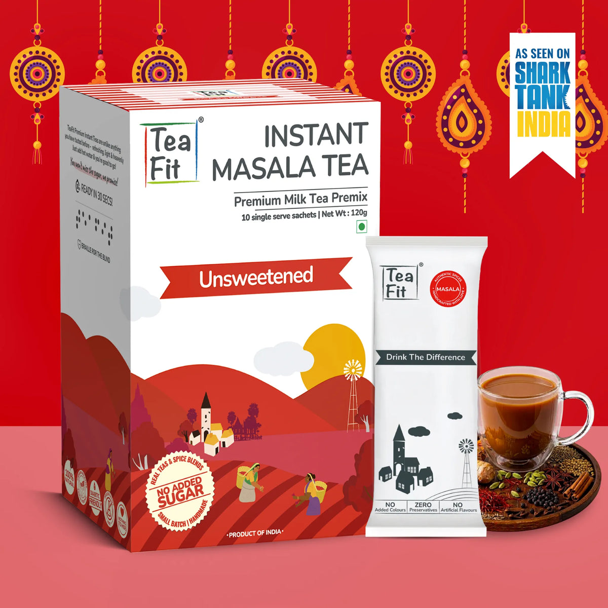 Premezcla instantánea de té Masala - Sin azúcar