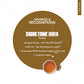 Tea Fit awards and recognition list including Shark Tank India, Images Group, INC 42, and Vogue, on a brown circular background