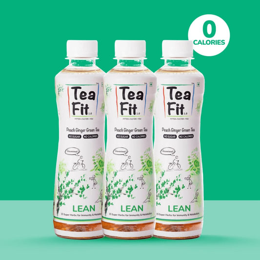 Teafit Lean - Peach Ginger Green Tea 300 Ml. - Beverages