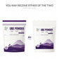 TeaFit Ube Powder in two pouch variations, featuring natural purple yam powder for vibrant baking and lattes.