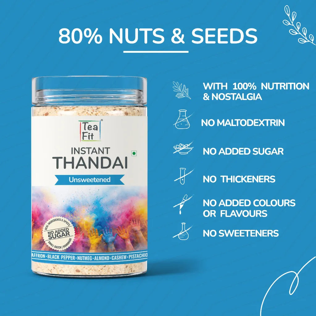 TeaFit Thandai - Unsweetened