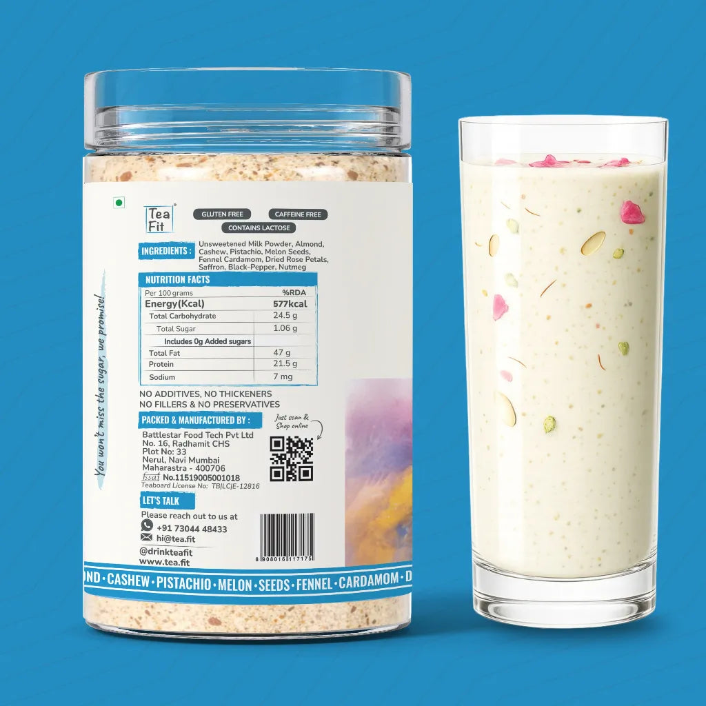 TeaFit Thandai - Unsweetened